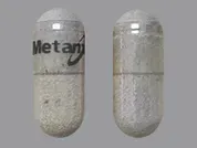 Pill Metanx Clear Capsule/Oblong is Metanx FC