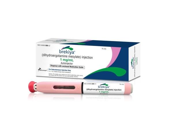 Pill medicine is Brekiya 1 mg/mL injection (single-dose autoinjector)