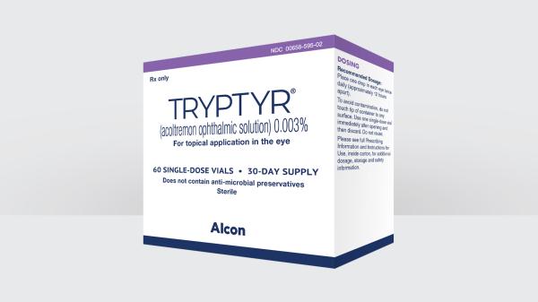 Pill medicine is Tryptyr 0.003% ophthalmic solution