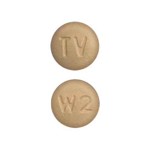 Pill TV W2 Beige Round is Perampanel
