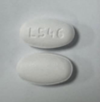 Pill L546 White Oval is Amlodipine Besylate and Atorvastatin Calcium