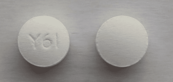 Memantine hydrochloride 5 mg Y61