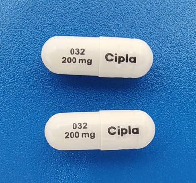 Pill Cipla 032 200 mg White Capsule/Oblong is Nilotinib