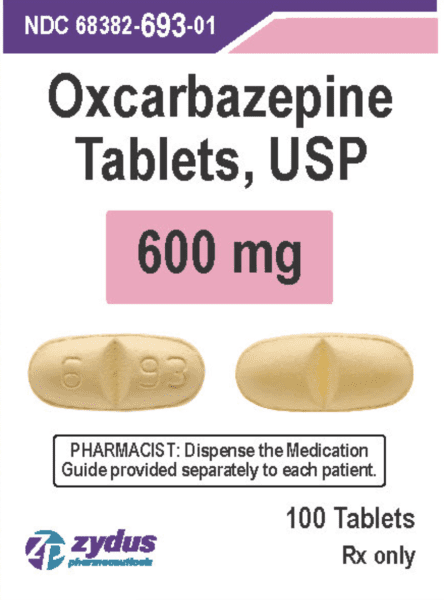 Oxcarbazepine 600 mg 6 93