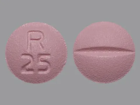 Metoprolol tartrate 25 mg R 25