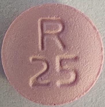 Metoprolol tartrate 25 mg R 25