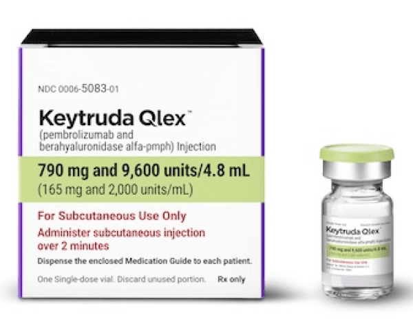 Pill medicine   is Keytruda Qlex