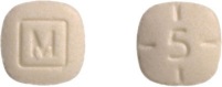 Pill M 5 White Four-sided is Amphetamine and Dextroamphetamine