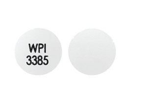 Bupropion hydrochloride extended-release (SR) 200 mg WPI 3385