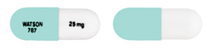 Chlordiazepoxide hydrochloride 25 mg WATSON 787 25mg