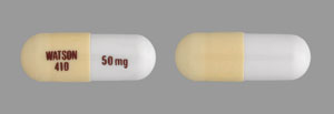 Doxycycline monohydrate 50 mg WATSON 410 50 mg