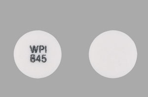 Glipizide extended release 10 mg WPI 845