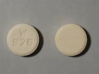 Pill W 926 Beige Round is Enalapril Maleate
