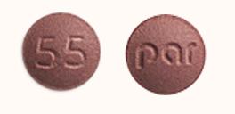 Imipramine hydrochloride 25 mg par 55