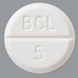 Bethanechol chloride 5 mg 832 BCL  5