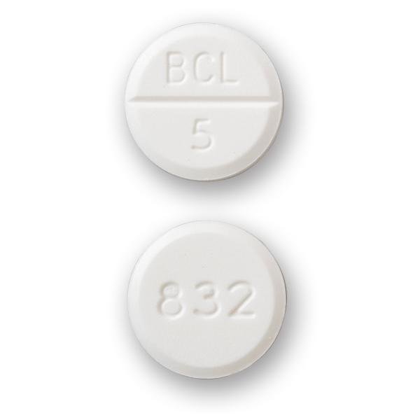 Bethanechol chloride 5 mg 832 BCL 5