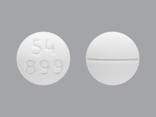 Pill 54 899 White Round is Prednisone