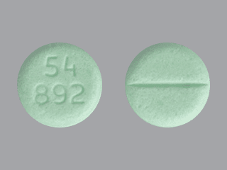 Pill 54 892 Green Round is Dexamethasone