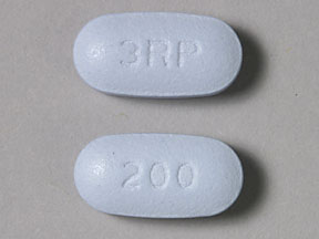 Pille 3RP 200 er Moderiba 200 mg