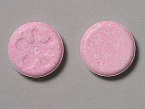 Pill P is Pepto Children's Antacid calcium carbonate 400 mg