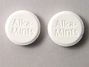Alka-Mints 850 mg (Alka-Mints Alka-Mints)