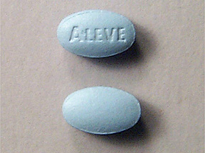 Pill ALEVE Blue Elliptical/Oval is Aleve