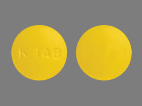 Pill K-TAB Yellow Round is K-Tab