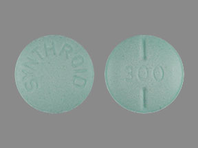 Pill SYNTHROID 300 Green Round is Synthroid