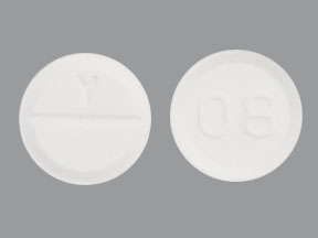 Glycopyrrolate 1 mg Y 08