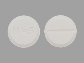 Pill U46 White Round is Hydromorphone Hydrochloride