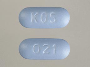 Pill 021 KOS Blue Capsule/Oblong is Simcor