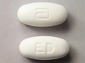 Pill logo ED White Oval is Erythromycin Delayed-Release