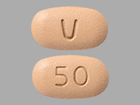 Pill V 50 Beige Capsule/Oblong is Venclexta