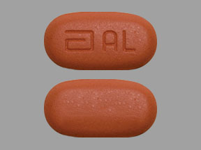 Pill a AL Red Oval is Kaletra