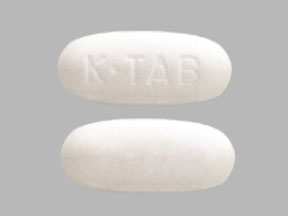 Pill K-TAB is K-Tab 20 mEq (1500 mg)
