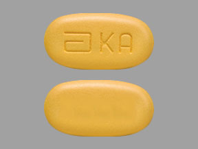 Pill a KA Yellow Oval is Kaletra