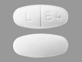 Pill L 64 White Oval is Levetiracetam