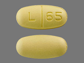 Pill L 65 Yellow Oval is Levetiracetam