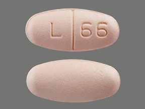 Pill L 66 Pink Oval is Levetiracetam