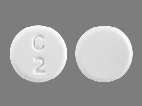 Pill C 2 White Round is Clonazepam