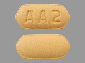 Pill AA2 Beige Six-sided is Prasugrel Hydrochloride