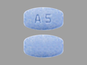 Pill A5 Blue Rectangle is Aripiprazole