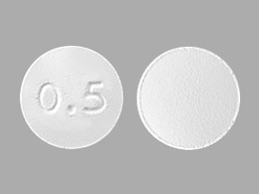 Pill 0.5 White Round is Entecavir