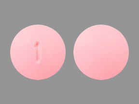 Pill 1 Pink Round is Entecavir