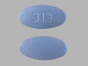 Pill 313 Blue Oval is Enfolast-N
