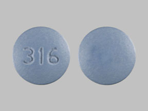 316 Pill Blue Round Pill Identifier Drugs Com