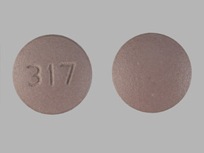 Pill 317 Purple Round is Neurpath-B