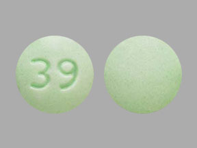 Pill 39 is Hyoscyamine sulfate (sublingual) 0.125 mg