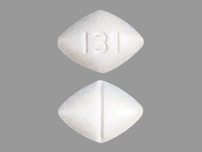 Pill 131 White Four-sided is Captopril