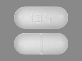 Pill 134 is Captopril 100 mg
